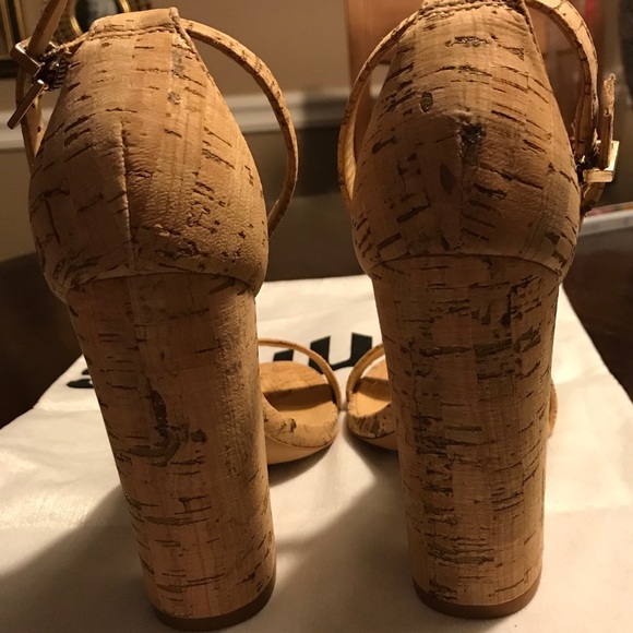 Schutz Cork Heels-sz 7 - Picture 7 of 10